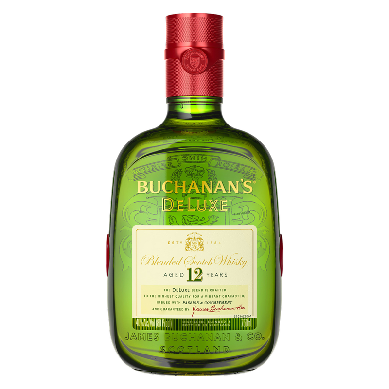 Buchanan's DeLuxe Aged 12 Years Blended Scotch Whisky, 750ml (80