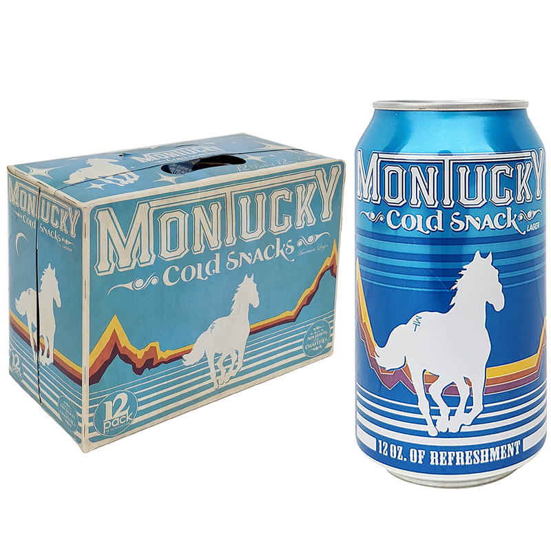 Montucky Cold Snacks Lager 12pk 12oz Can 4.1% ABV – BevMo! Washington