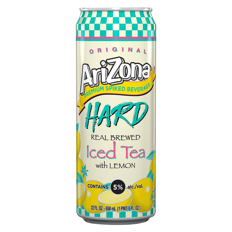 Arizona Hard Lemon Tea Single 22oz Can 5% ABV – BevMo! Washington