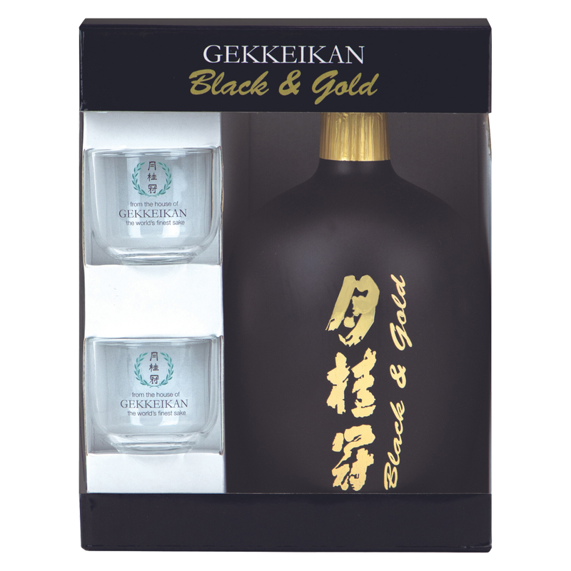 Gekkeikan Black & Gold Sake Gift Set 750 ml – BevMo! Washington