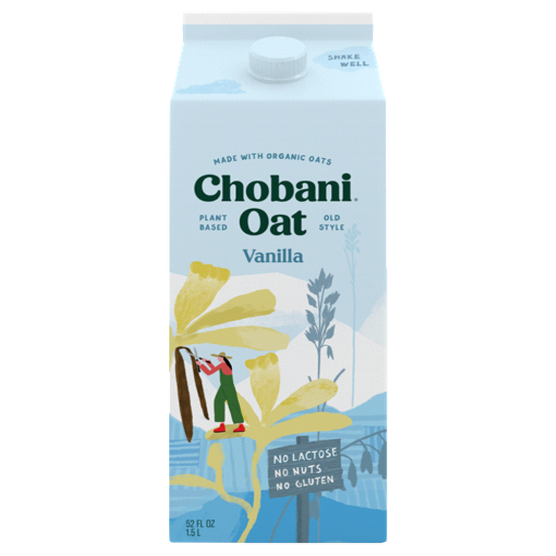 Chobani Oat Milk Vanilla 52oz Ctn – BevMo! Washington