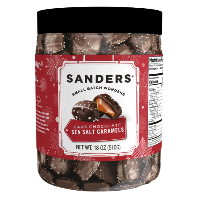 Sanders Dark Chocolate Sea Salt Caramels 18oz – BevMo! Washington