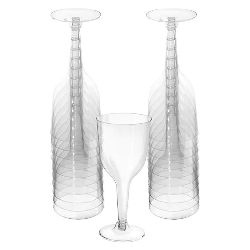 Clear Plastic Wine Glass 20ct – BevMo! Washington