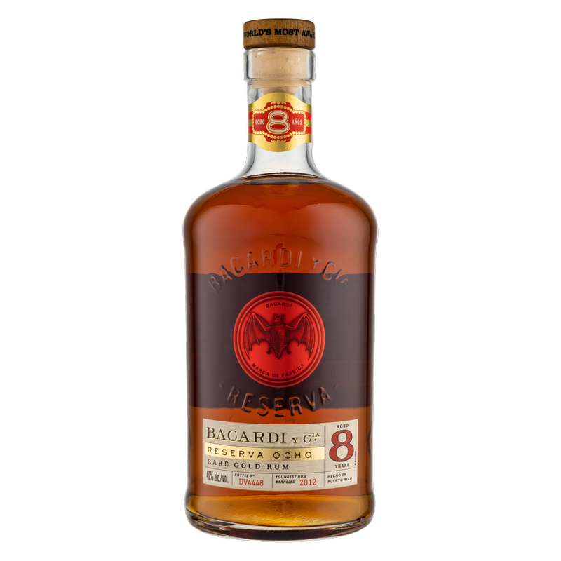 Bacardi Rum Gold Reserva Ocho 750 Ml – BevMo! Washington