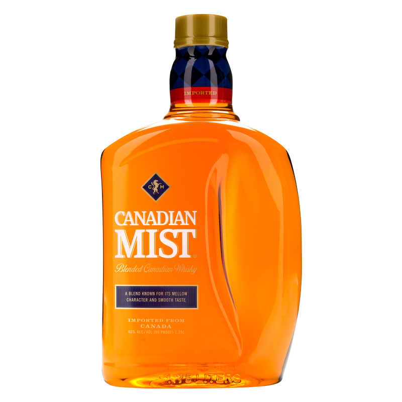 Canadian Mist Canadian Whisky Plastic 1.75L (80 Proof) – BevMo