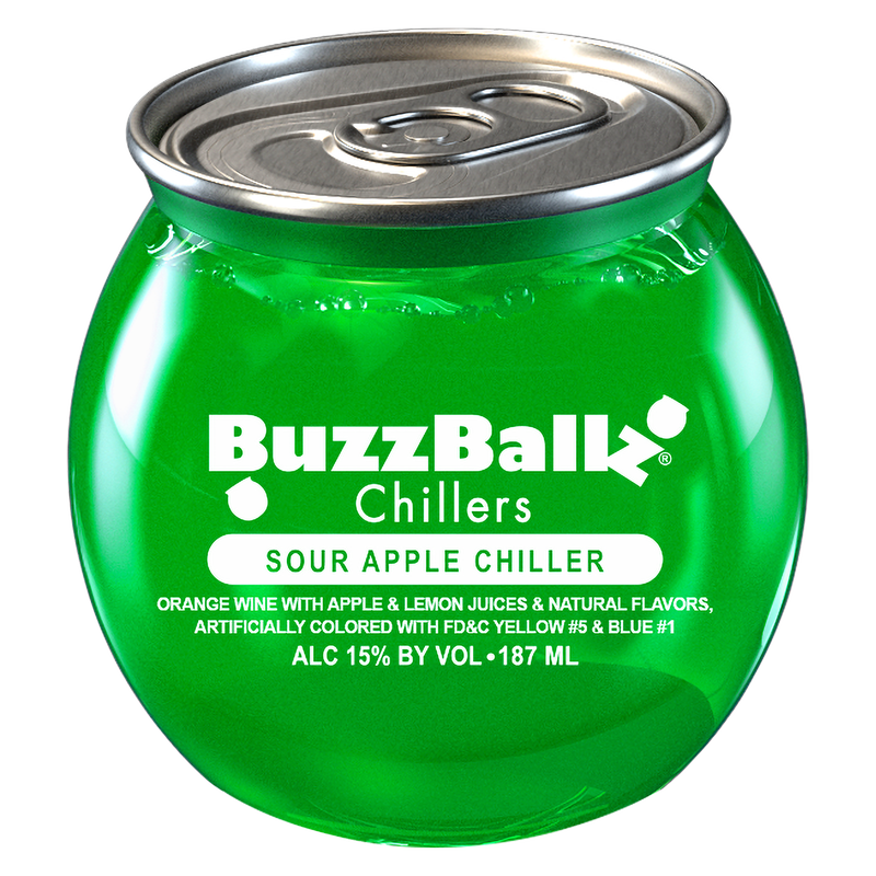 BuzzBallz Chillers Sour Apple 187 ml – BevMo! Washington