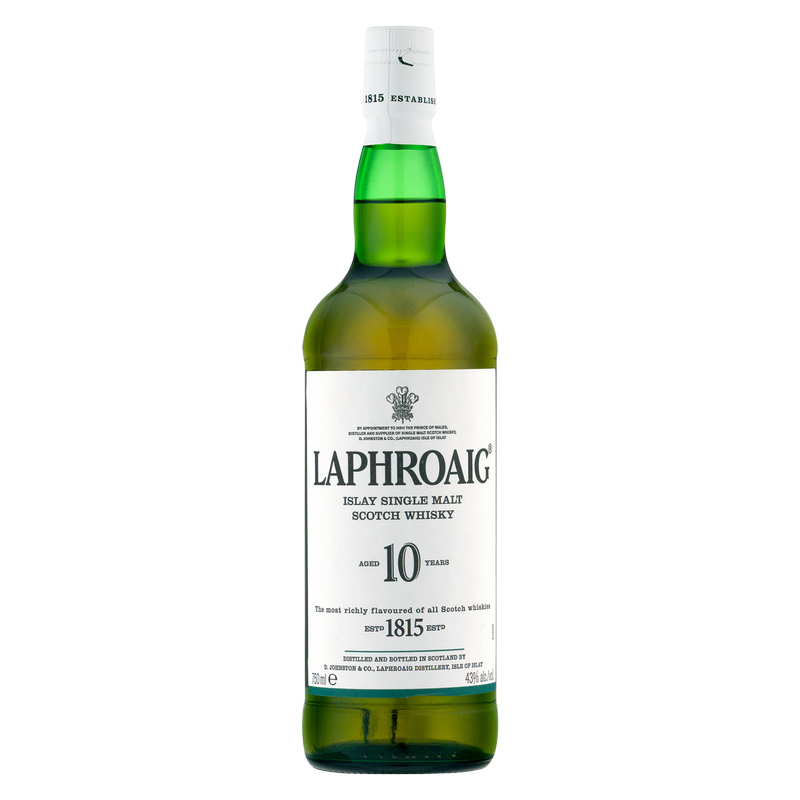 Laphroaig 10 Yr Single Malt Scotch 750ml (86 Proof) – BevMo Laphroaig 10 Yr Single Malt Scotch 750ml (86 Proof) – BevMo