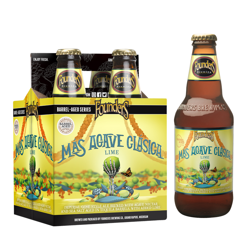 Founders Mas Agave 4pk 12oz Btl 10% ABV  BevMo! Washington