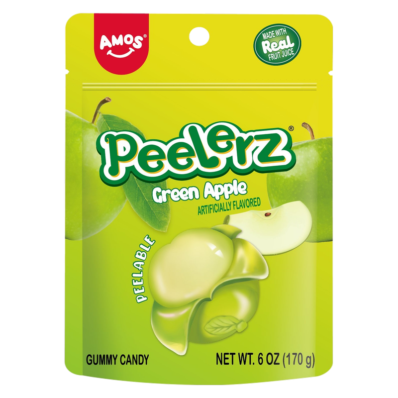 Amos Peelerz Gummy Green Apple, 6 oz – BevMo! Washington