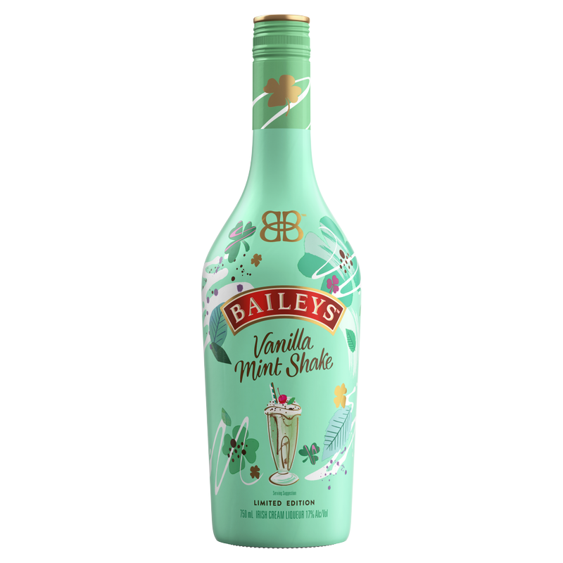 Baileys Vanilla Mint Shake Irish Cream Liqueur 750ml (34 Proof