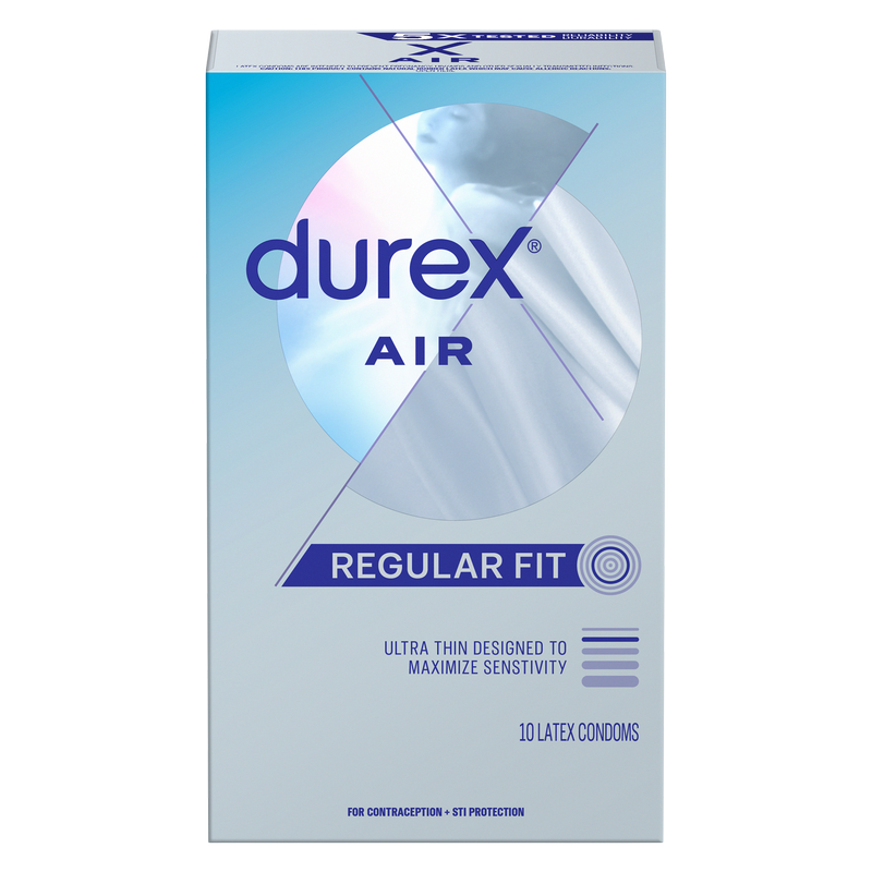 Durex Air Extra Thin Regular Fit Condoms 10 Ct  BevMo! Washington
