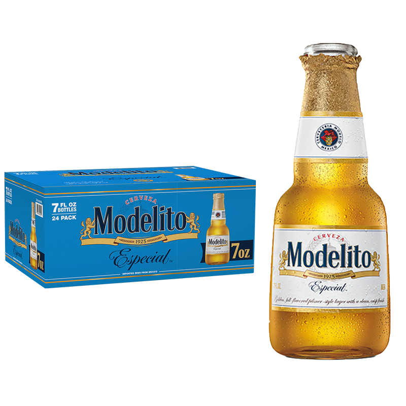 Modelo Especial Modelito 24pk 7oz Btl 4.4% ABV – BevMo! Washington