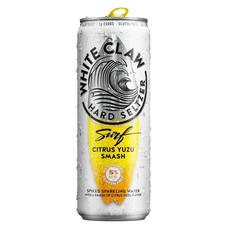 White Claw Surf Citrus Yuzu Smash Single 12oz Can 5.0% ABV – BevMo
