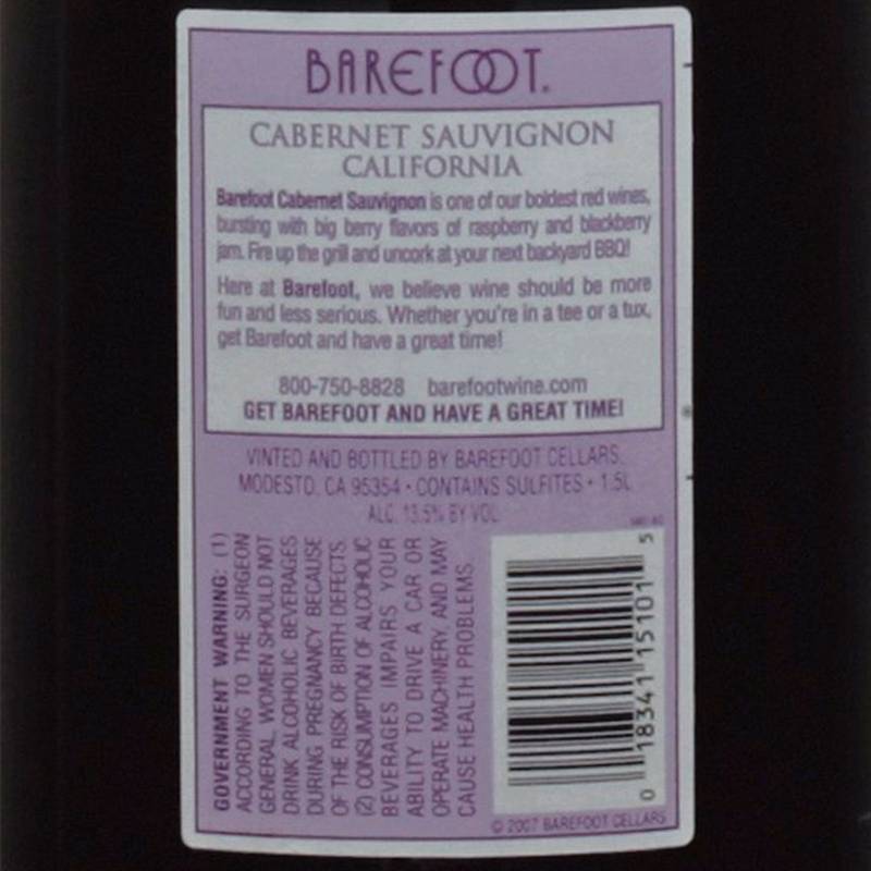 Barefoot Cellars Cabernet 1.5 L