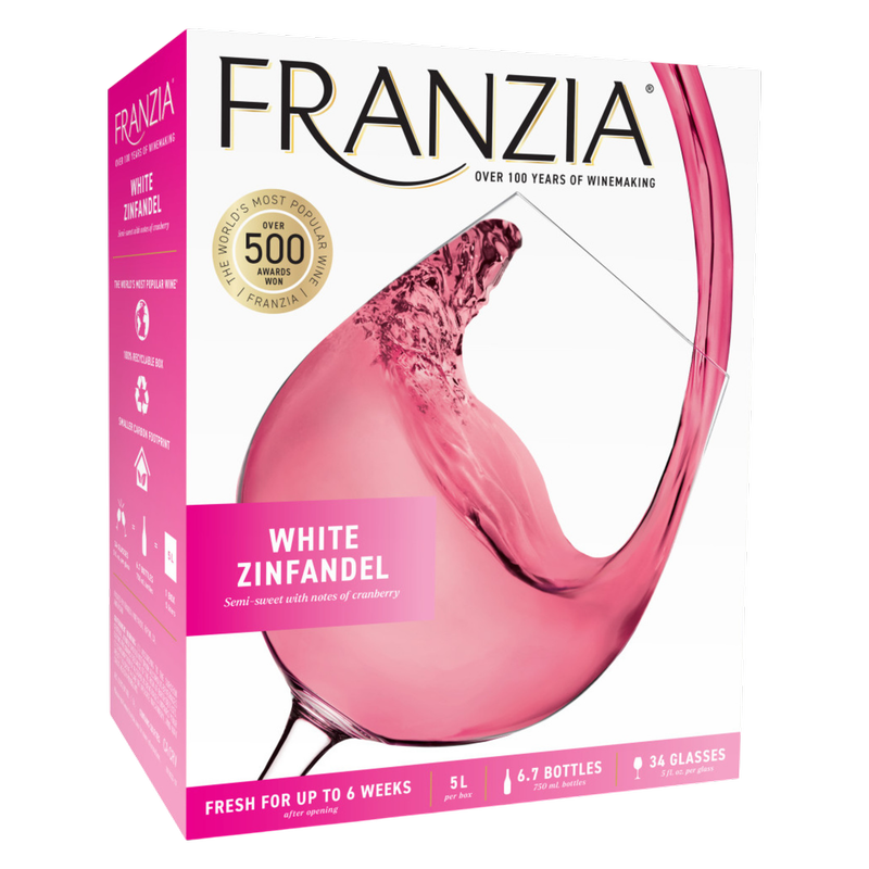 Franzia White Zinfandel 5L Box – BevMo! Washington