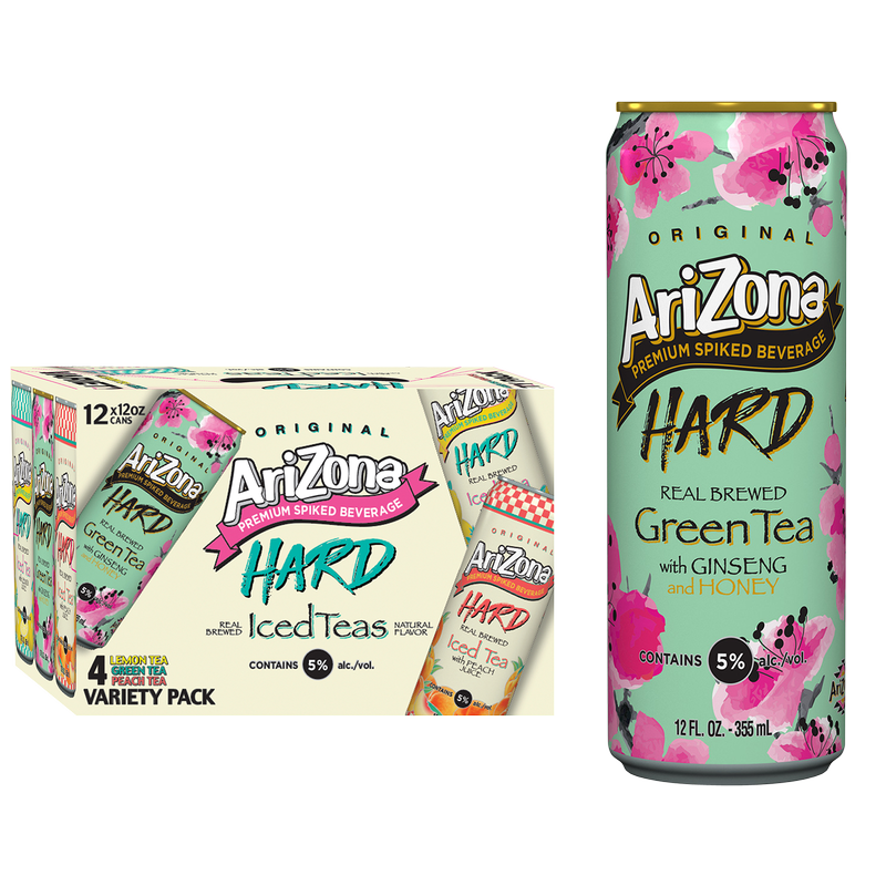 Arizona Hard Tea Party Pack 12pk 12oz Can 5.0% ABV – BevMo! Washington