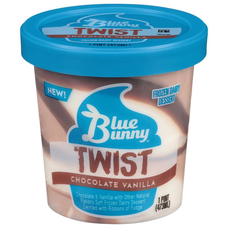 Blue Bunny Chocolate Vanilla Twist Pint 16 oz – BevMo! Washington