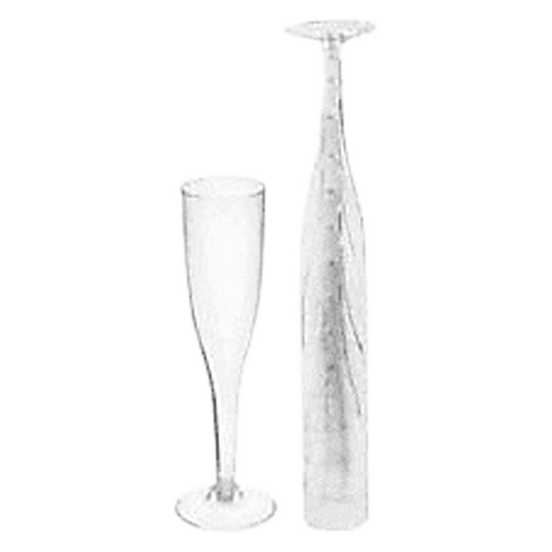 5.5oz Clear Champagne Flutes