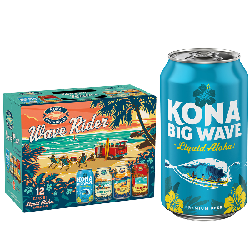 Kona Wave Rider Variety Pack 12pk 12oz Can – BevMo! Washington