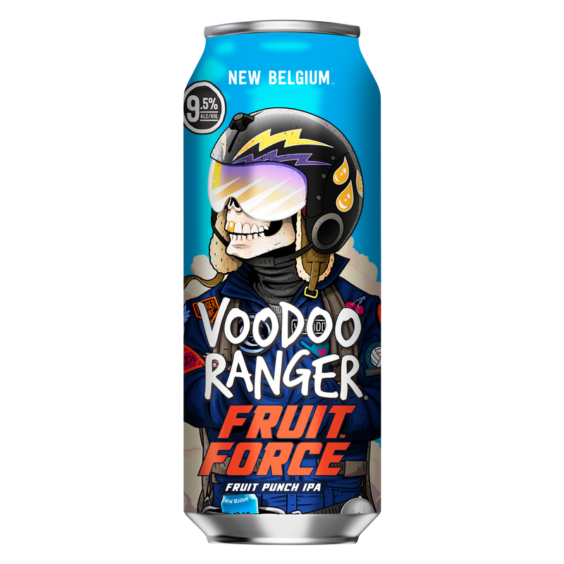 New Belgium Voodoo Ranger Fruit Force IPA Single 19.2oz Can 9.5