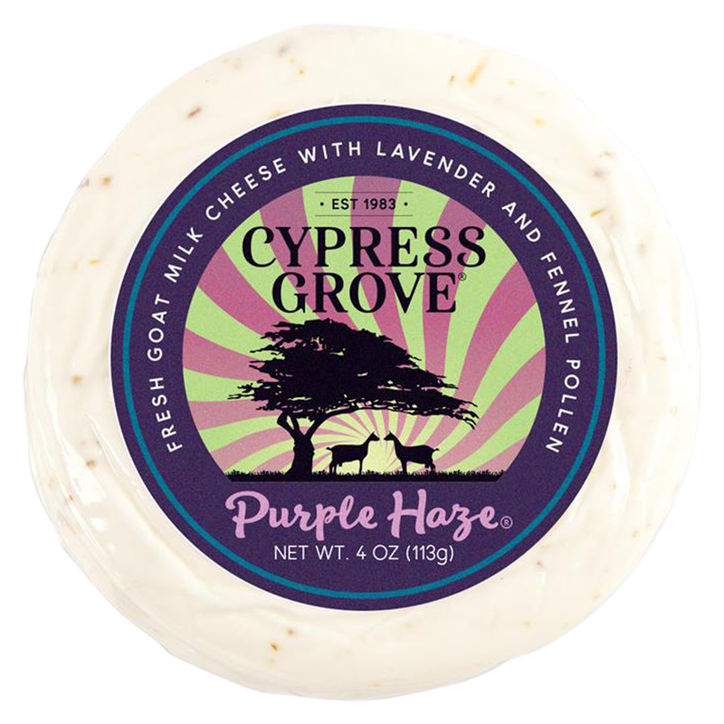Cypress Grove Purple Haze Goat Cheese - 4oz – BevMo! Washington