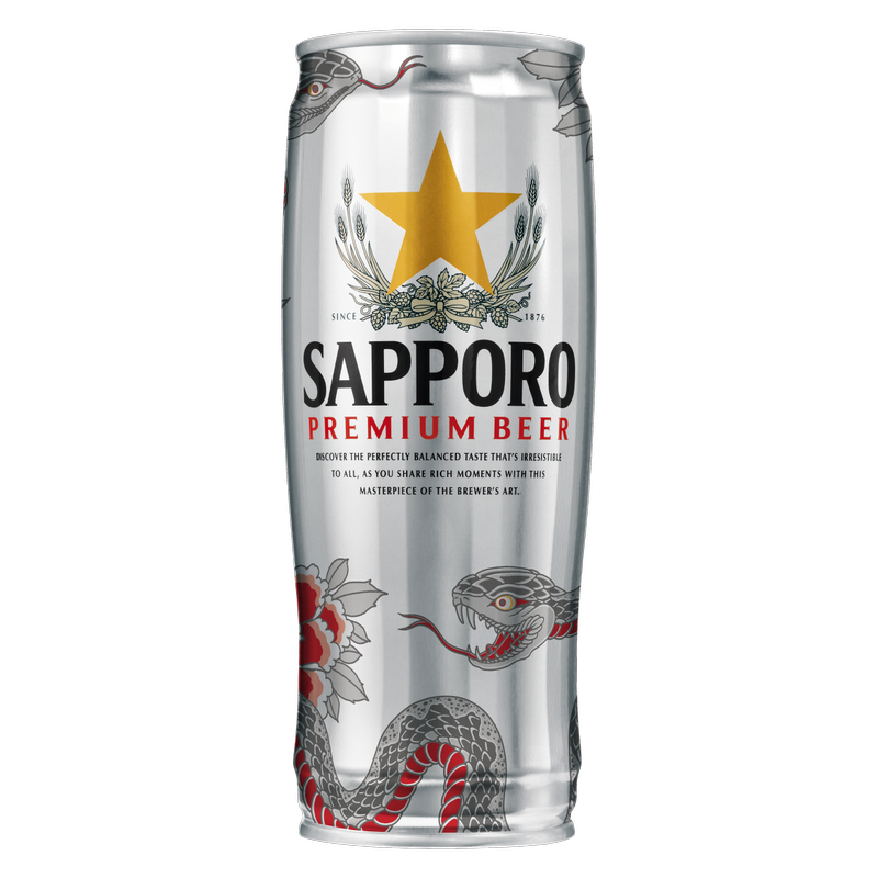 Sapporo Single 22oz Can 4.9% ABV – BevMo! Washington
