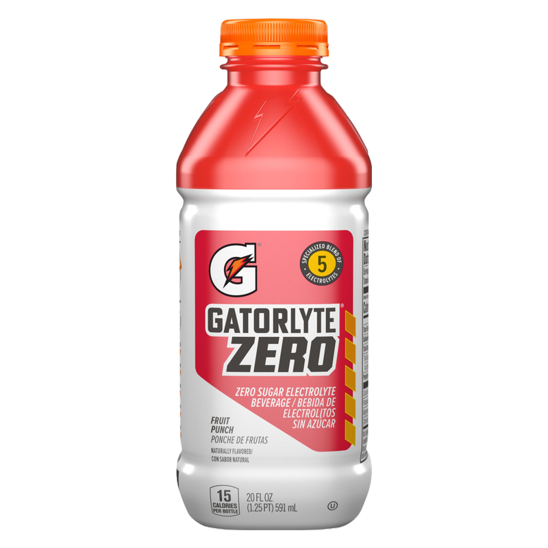 Gatorlyte Zero Sugar Fruit Punch 20oz Btl – BevMo! Washington