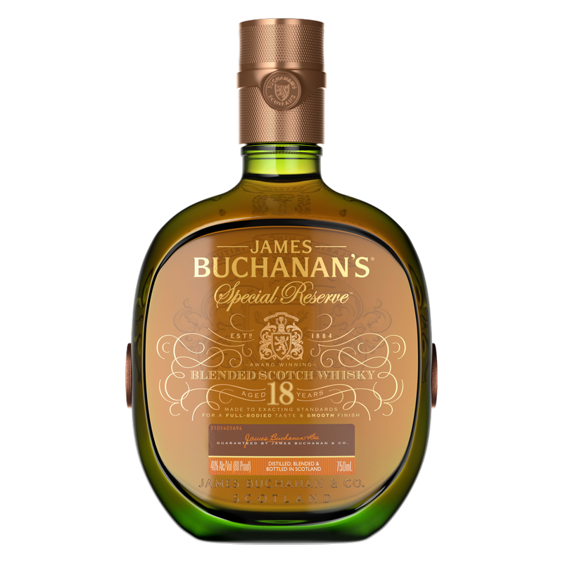 ウイスキー BUCHANAN'S De Luxe Scotch Whisky 25 0.25 Buchanan's De Luxe 12-Yr Scotch Whisky - Sal's Beverage