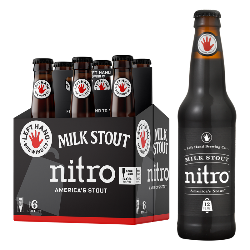 Left Hand Brewing Milk Stout Nitro 6pk 12oz Btl 6.0% ABV – BevMo