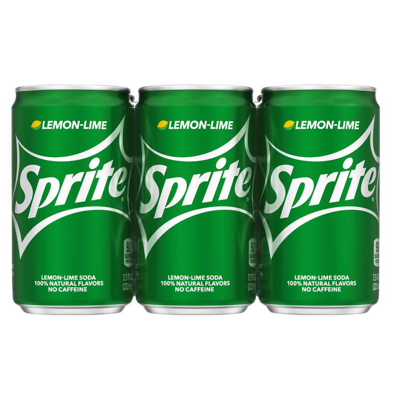 フリードリンク Sprite 6pk 7.5oz Mini Can – BevMo! Washington