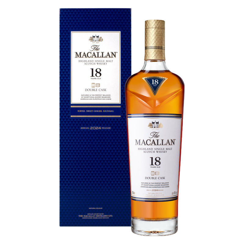 Macallan 18 Yr Double Cask 750ml (86 Proof) – BevMo! Washington