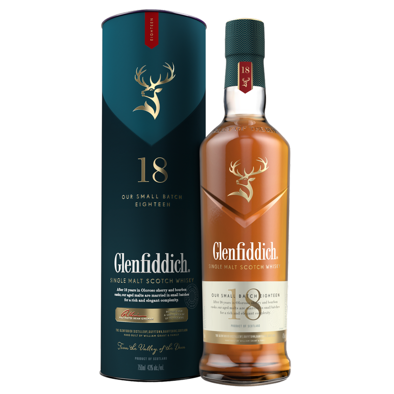 スコッチウイスキーGlenfiddich【未開封】18年 700ml　ゴールド Glenfiddich 18年 GOLD 700ml 43%を買取しました！ - リサイクル＆買取