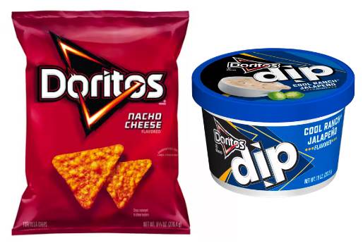 Doritos Nacho Cheese Tortilla Chips 9.25oz & Doritos Cool Ranch