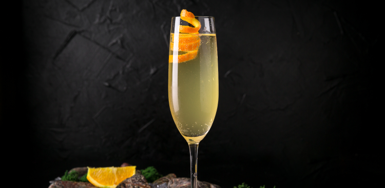 Bourbon & Honey French 75