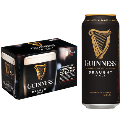 Guinness Draught Stout 8pk 14.9oz Can 4.2% ABV – BevMo! Washington