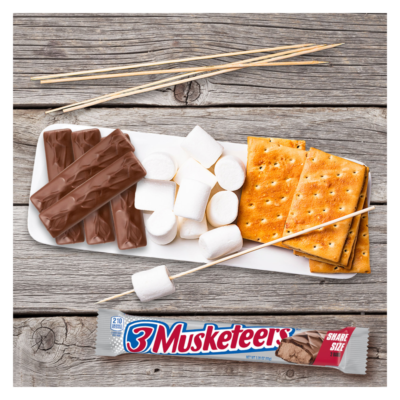 3 Musketeers King Size Candy Bar 3.28oz
