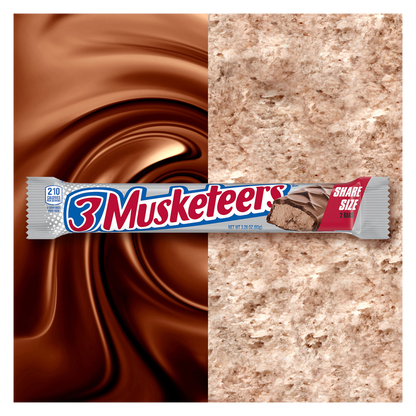 3 Musketeers King Size Candy Bar 3.28oz