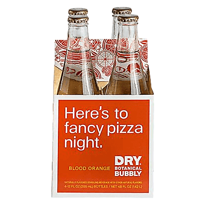 Dry Botanical Bubbly Blood Orange 4pk 12oz Can
