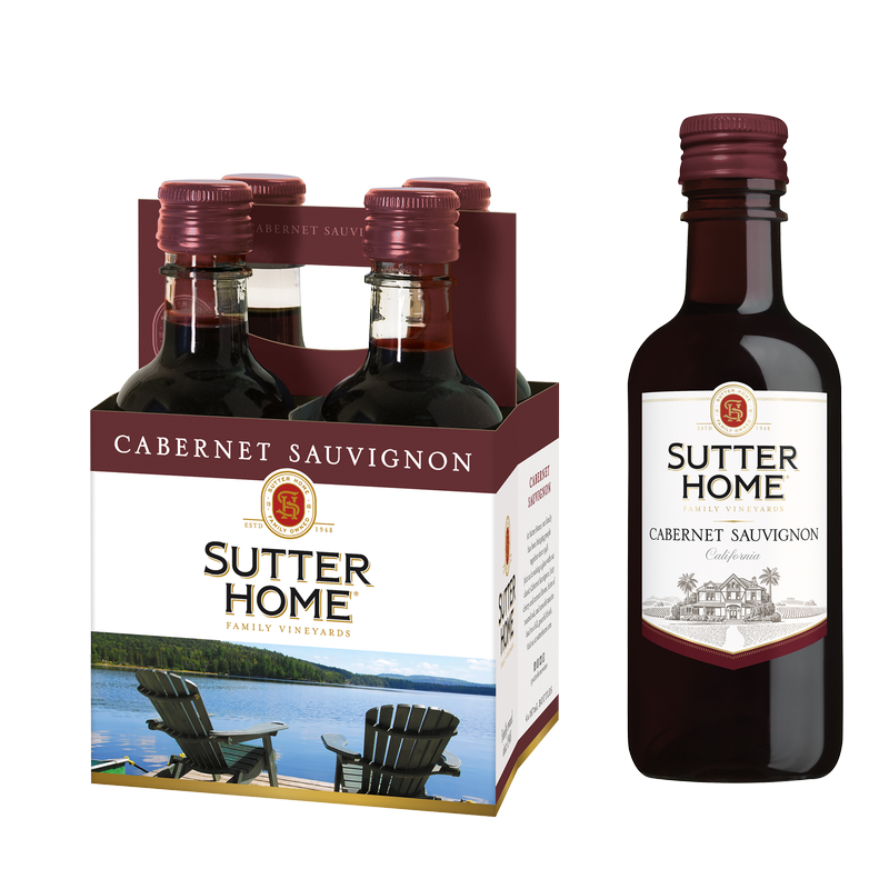 Sutter Home Cabernet Sauvignon 4pk 187ml – BevMo! Washington