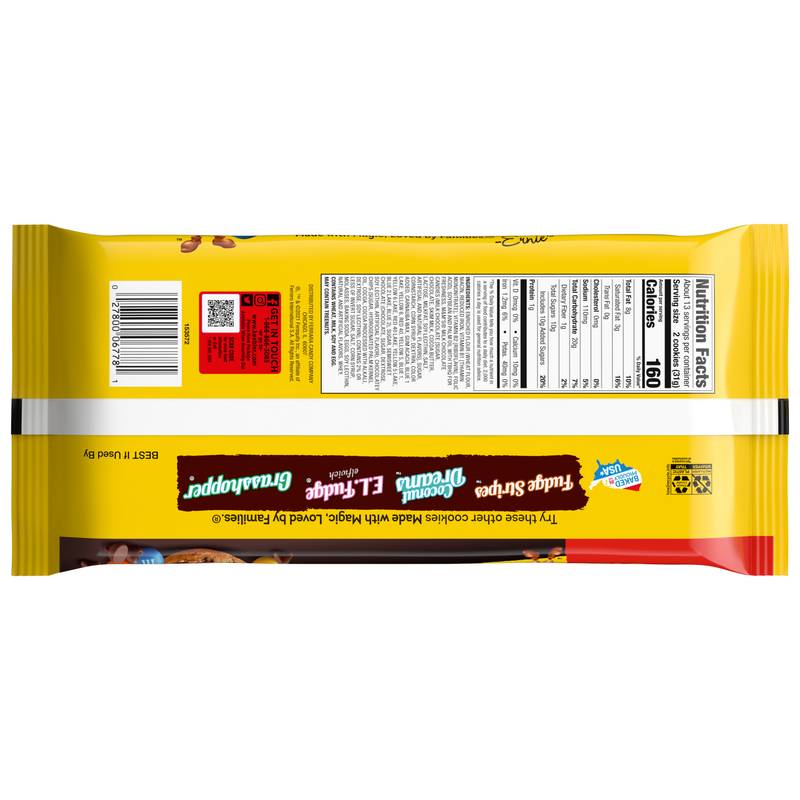 Keebler Chips Deluxe Rainbow M&M's Cookies 14.6oz