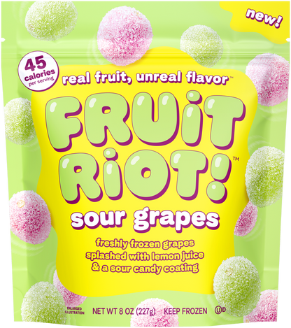 Fruit Riot Grape Sour Candy