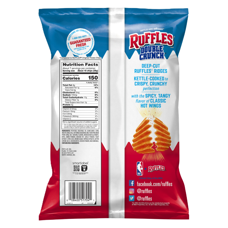 Ruffles Double Crunch Hot Wing, 7.25oz – BevMo! Washington