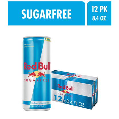 Red Bull Energy Drink Sugar Free 12pk 8.4oz Can