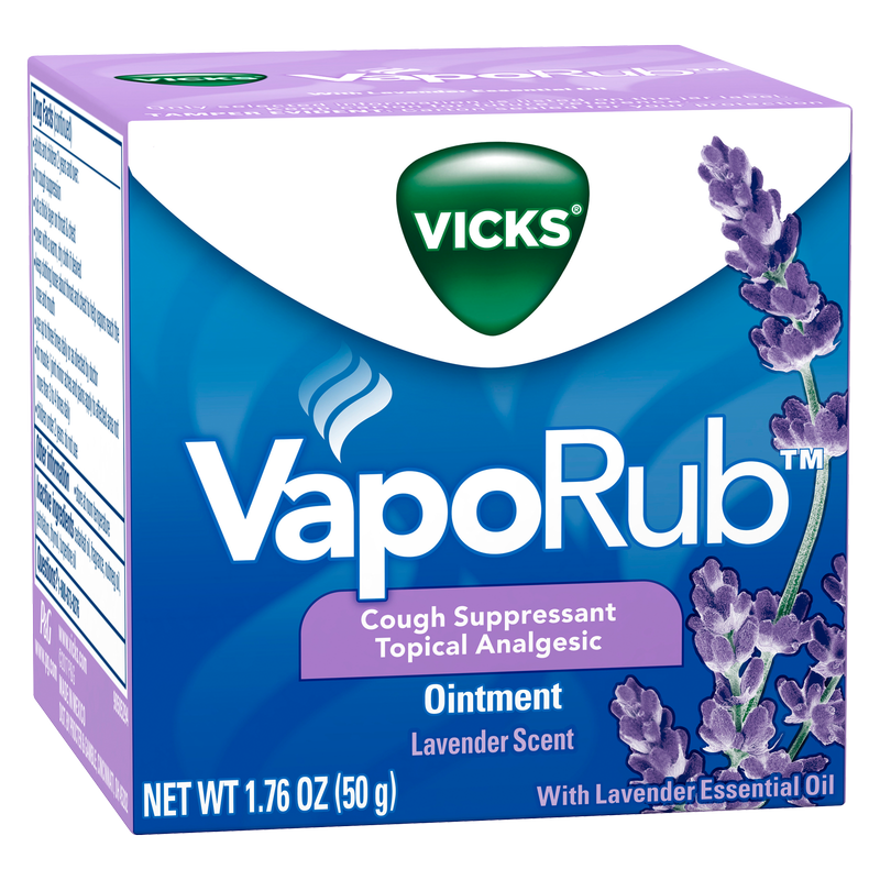 Vicks VapoRub Scented Cough Suppressant Ointment Lavender 1.76oz