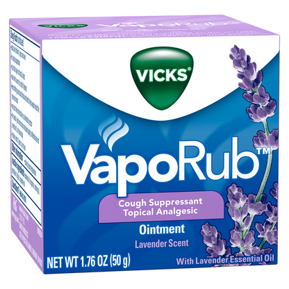 Vicks VapoRub Scented Cough Suppressant Ointment Lavender 1.76oz