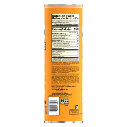 Pringles Cheddar Cheese Potato Crisps Chips 5.5oz