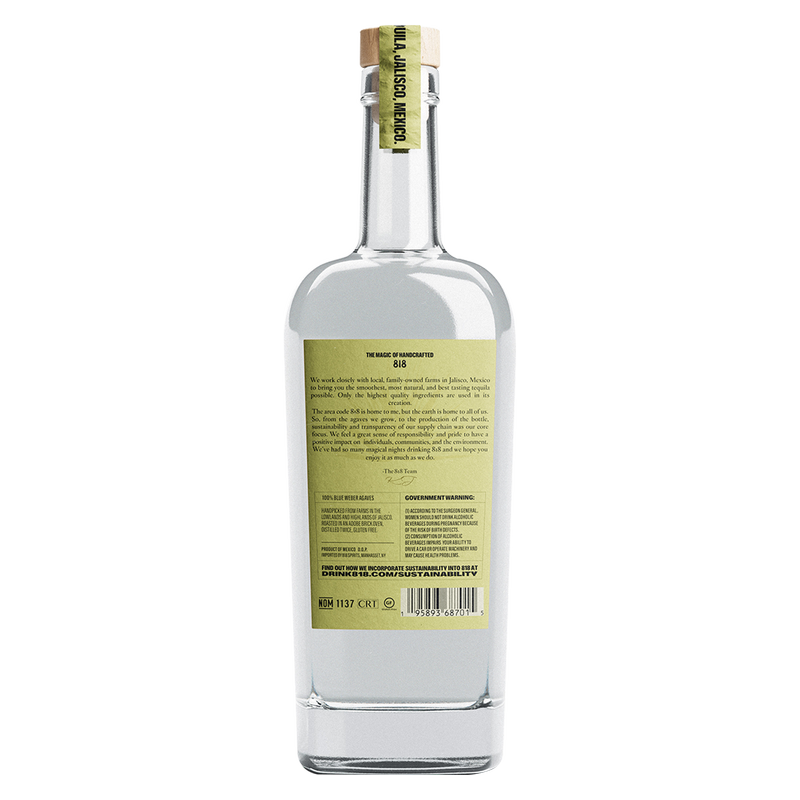 818 Tequila Blanco 750ml (80 Proof) – BevMo! Washington 818 Tequila Blanco 750ml (80 Proof) – BevMo! Washington