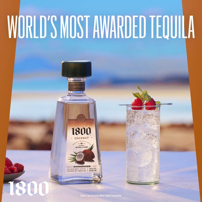 1800 Tequila Coconut 750ml (70 Proof) – BevMo! Washington