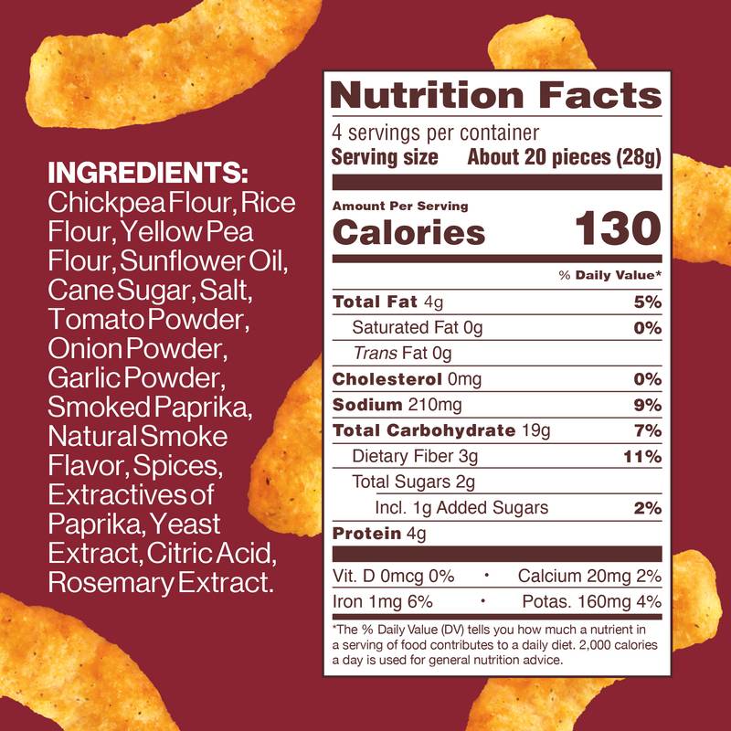 Hippeas Bohemian BBQ Chickpea Puffs, 4oz