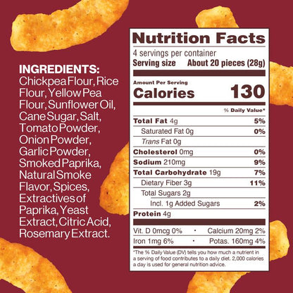 Hippeas Bohemian BBQ Chickpea Puffs, 4oz